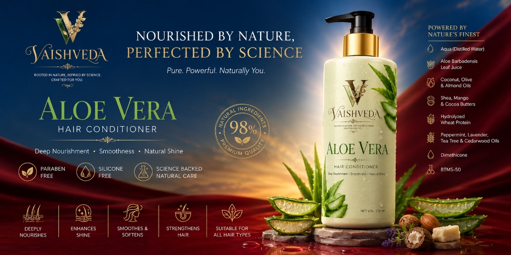 Aloe Vera Hair Conditioner Banner
