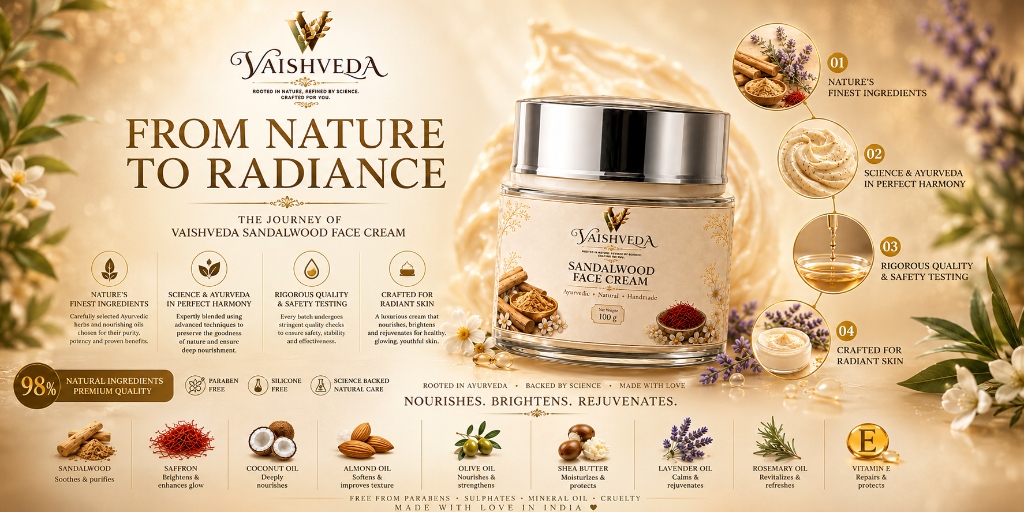 Sandalwood Face Cream Banner